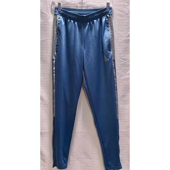 Adidas Track Pants Stripes RN 88387 CA 40312 Mens S Blue Streetwear Soccer Bloke - Picture 1 of 10